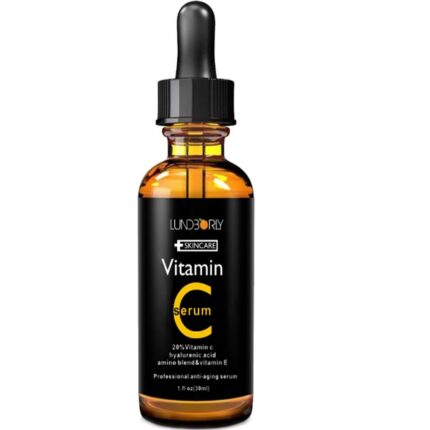 Lundborly Vitamin C Series 20% Serum, designed to brighten skin and reduce signs of aging.