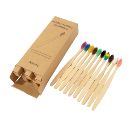 Eco-Friendly Bamboo Charcoal Toothbrush