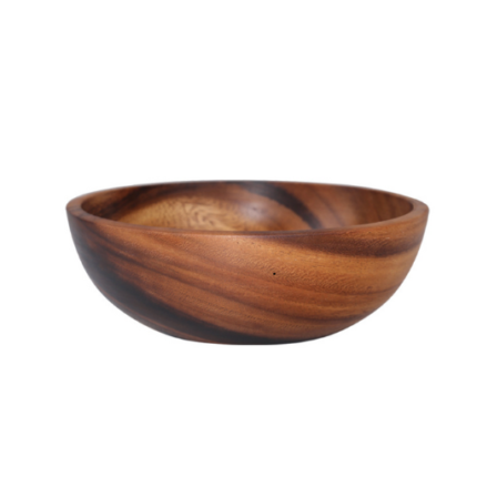 Natural Wooden Salad Fruit Bowl